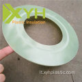 Green FR4 cnc proceso dalys G10 izoliacijos lapas